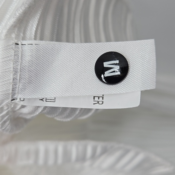 Shirt Pleated Two Piece Set Loose High Waist Wide Leg Pants Suit Casual … - Picture 7 of 14